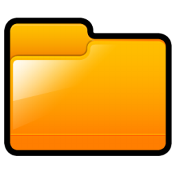 Generic Folder Orange Icon 256x256 png